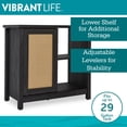 thumbnail image 3 of Vibrant Life Aquarium Stand, Black, 14.5"L x 31"W x 27.75"H, 3 of 9