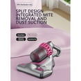 thumbnail image 6 of Outoloxit Handheld Wireless Mite Vacuum Cleaner with Blue UV Light Sterilization, 4-in-1 Multi-Surface Cleaner for Mattress, Bed, Carpet, and Pet Hair Removal, 6 of 8