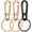 Gold Rose Gold Black, variant on Metal Keychains Keyring Key Chain Ring Clip Holder Organizer for Home Car Keys Key Finder Women Menomen Men