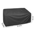 thumbnail image 1 of Housse Imperméable pour Causeuse de Patio, Housse pour Causeuse d'Extérieur 2 Places, Housses de Meubles de Patio avec Évent et Poignées, 1 of 8