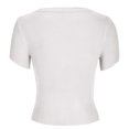 thumbnail image 5 of Blusa superior sexy de manga corta sólida con cuello redondo de verano para mujer con estilo OAVQHLG3B Store lin121212, 5 of 5