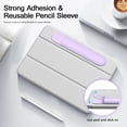 thumbnail image 3 of Soporte de lápiz capacitivo universal MoKo de silicona para Apple Pencil, color morado, 3 of 8