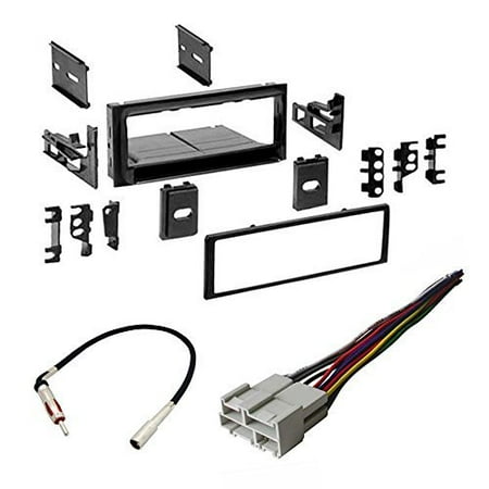 chevrolet 1995 - 2002 full size truck 1500/2500/3500 car stereo radio cd player receiver install mounting kit radio antenna