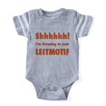 thumbnail image 1 of CafePress - Shh I'M Listening To Your Leitmotif Baby Footb - Cute Infant Baby Football Bodysuit, 1 of 1