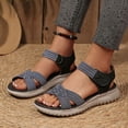 thumbnail image 3 of Dakaela Women's Walking Sport Sandals Lightweight Open Toe Strappy Hiking Camping Summer Shoes with Adjustable Straps and Arch Support Black 6.5, 3 of 6