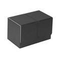 thumbnail image 2 of Caja para barajas de cartas, organizador de cartas, expositor de juguetes para barajas, estuche duradero para cartas Negro y gris, 2 of 9
