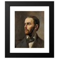 thumbnail image 2 of Ernst Stückelberg 20x24 Black Modern Framed Museum Art Print Titled - Portrait of the Archaeologist Johann Jakob Bernoulli (1852), 2 of 5