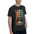 thumbnail image 2 of Level 13 Unlocked Men'S Basic Short Sleeve T-Shirt Black 3x-Large, 2 of 5