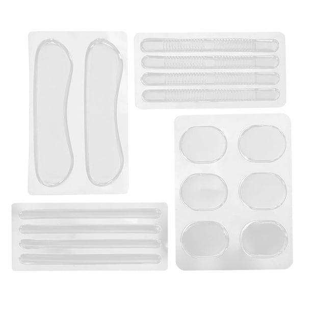 4 almohadillas antideslizantes para suela de tacón alto, de gel de silicona, a prueba de golpes