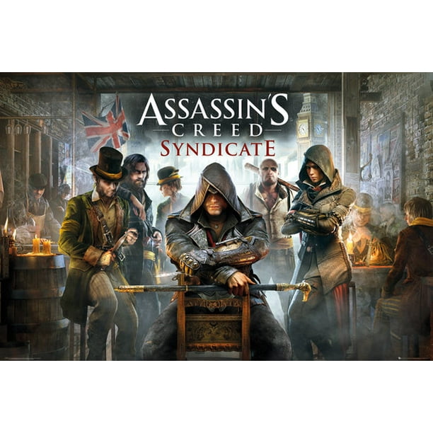Assassin S Creed Syndicate Gaming Poster Print Characters Pub Size 36 X 24 Poster Poster Strip Set Walmart Com