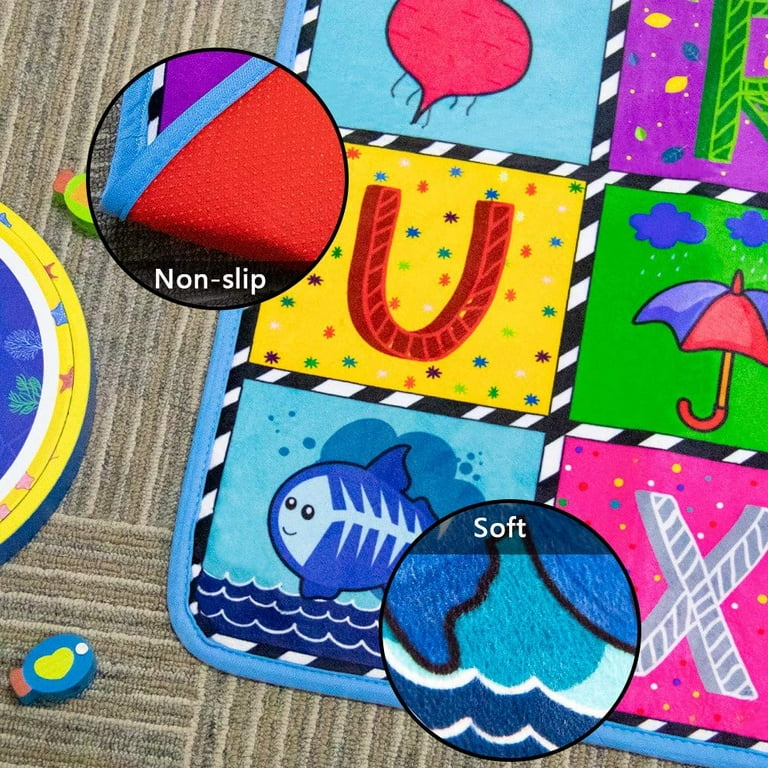 Kid's non-slip fabric Play-Doh mat or coloring mat - Merriment Design