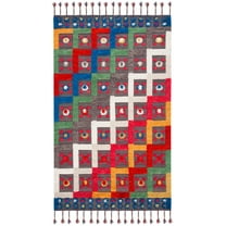 SAFAVIEH Casablanca Jaxon Geometric Area Rug, Blue/Green, 8' x 10'