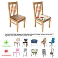 thumbnail image 5 of Pioneer Flower and Butterfly Seat Covers for Dining Room Chairs Set Of 4,Stretch Printed Washable Chair Seat Cover with Elastic Ties and Button,Removable Waterproof Couch Cushion Covers, 5 of 6