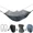 Grey, variant on ZHICHUN Seamless Outdoors Bug Out Hammock Lightweight Portable Nylon Hammock With Bug Net For Camping Backpacking Outdoor Rest