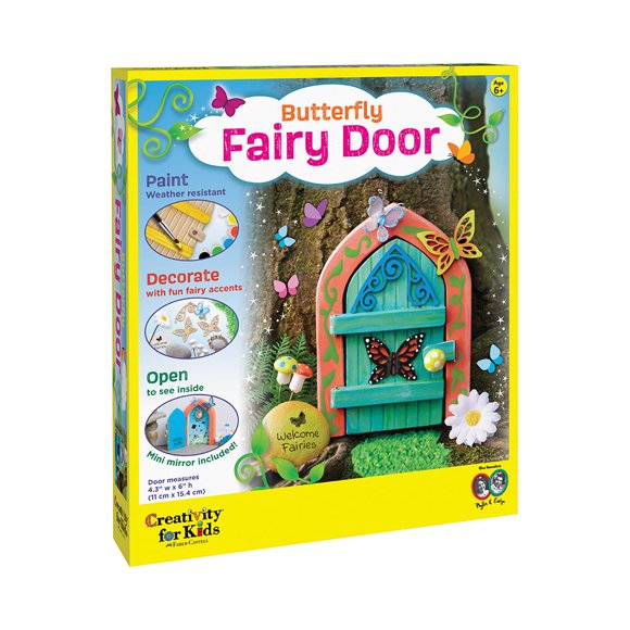 Creativity for Kids Butterfly Fairy Door Arts and Crafts for Children