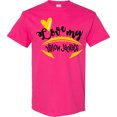 thumbnail image 3 of Inktastic Love My Yellow Jackets Football T-Shirt, 3 of 5