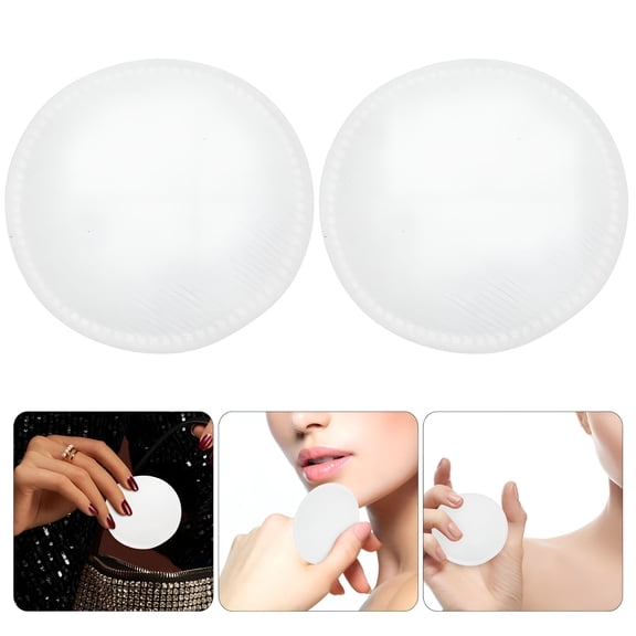 RAGUPEL 60pcs Round Makeup Remover Pads Makeup Cotton Pads Cleansing Towel Wipes Face Facial Clean Skin Care Wash Pads