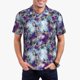 thumbnail image 1 of Fotbe Purple Marble Texture Camiseta Polo de Golf para Hombre con Estampado – Camisa Deportiva Transpirable con Cuello Abotonado-Small, 1 of 6