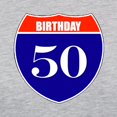 thumbnail image 3 of CafePress - 50Th Birthday! Long Sleeve T Shirt - Womens Baseball Tee, 3 of 4