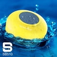 thumbnail image 5 of Soundbot SB510 HD Bluetooth, USB, altavoz de ducha infrarrojo, altavoz portátil manos libres resistente al agua con micrófono incorporado, 6 horas de tiempo de reproducción, botones de control y vento, 5 of 5
