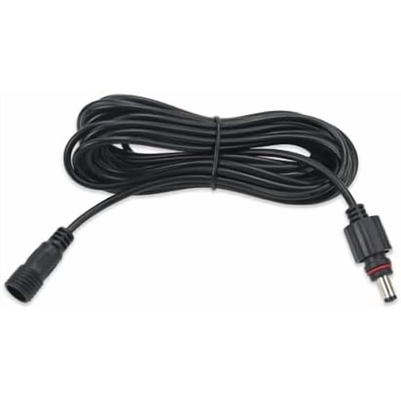 16.4FT (5M) Extension Cable 1 Pack DC Extension Wire Extension Cord Waterproof IP65 16.4ft per Cables only forSolar Spotlight
