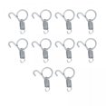 thumbnail image 1 of Yinanstore 6x10 Packs Elastic Metal Cage Door Spring Hook for Rabbit Cage Small 6 Pcs, 1 of 8