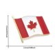 thumbnail image 3 of Pins Con La Bandera De Canadá Broches Esmaltados Con Hoja De Arce Para Hombres Y Mujeres Souvenirs Con La Bandera Canadiense Perfectos Para El Día De Canadá Ropa Bolsos Sombreros Y Decoracio, 3 of 4