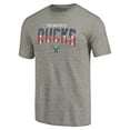thumbnail image 2 of Men's Gray Milwaukee Bucks Freedom Tri-Blend T-Shirt, 2 of 3