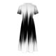 thumbnail image 5 of Vestido de Manga Corta para Mujeres Vestido de Verano de Cuello Redondo Impreso, Poliéster de Tamaño Verdadero Diario Y Vestido de Fiesta, 5 of 5