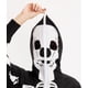thumbnail image 3 of Mono blanco para mujer con forma de esqueleto para Halloween, diseño de elfos borrachos, 3 of 9