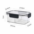 thumbnail image 2 of Caja de Conservación Ganfancp Nevera Dividible Transparente 1 X Caja Bento, 2 of 2