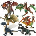 thumbnail image 2 of Figurine Jouet 1 Pce Dragons Mutants Volants Réalistes Figurine Animale Poupée en PVC Jouet pour Enfants Collection, 2 of 6