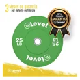 thumbnail image 4 of PAR DISCO OLIMPICO LEVEL FITNESS 25LBS, 4 of 4