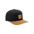 thumbnail image 2 of Billabong 6 Panel Mens Snapback Curved Peak Cap ~ Stacked black tan, 2 of 4