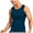 Navy, variant on Racerback Tank Tops Tank Tops Plus Size Men's Shapewear High Elastic Corset Waist Sleeveless Corset Crewneck Tank Tops