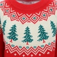 thumbnail image 6 of BOOMNY Christmas Womens Sweater Long Sleeve Sweaters for Women Xmas Tree Embroidery Crewneck Warm Knit Pullover Trendy Tops 2025 Fall Winter Knitwear, 6 of 8