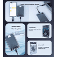thumbnail image 2 of Type C HDD Enclosure 2.5 Inch SATA SSD Hard Drive Case External Enclosure Transparent Mobile External HDD Case, 2 of 8