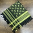 thumbnail image 4 of Aellinatey Skull Pattern Shemagh Scarf Keffiyeh Neckerchief Head Wrap for Men and Women, 4 of 20