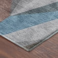 thumbnail image 3 of Addison Rugs Mayfield Premium Machine Washable Transitional Geometric Teal Rectangle Rug, 10' x 14', 3 of 6
