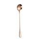 thumbnail image 1 of Cuchara mezcladora de acero inoxidable con mango largo, cuchara para café, cuchara para helado, cuchara redonda con punta para hielo, cuchara redonda, 1 of 2