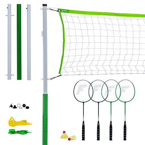 Set de bádminton Franklin Sports portátil para 2 a 4 jugadores