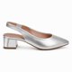 thumbnail image 1 of Zapatilla Slingback Tacón Bajo Confort Punta Fina Mujer Beira Rio 4182220 plateado 22.5, 1 of 7