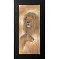 thumbnail image 2 of Kaufman, Judy 8x14 Black Modern Framed Museum Art Print Titled - Lions watch, 2 of 5