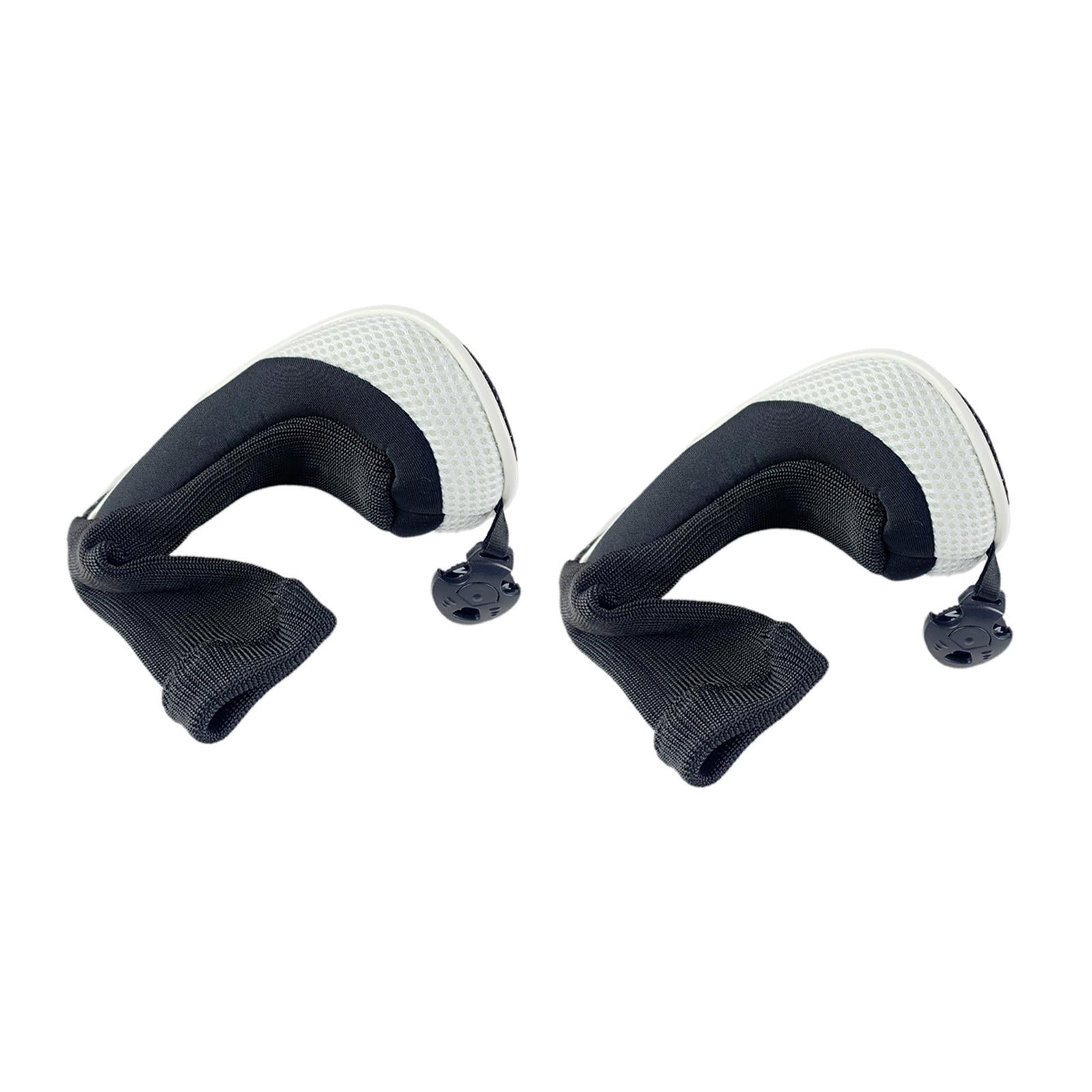 2 Pieces Golf Hybrid Club Cover Headcovers Protector Polyester Material Lightweight for Golfers Gifts