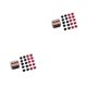 thumbnail image 4 of Sonducket 20 piezas pasador de pelo de plástico cómodo decorar pinzas para el pelo accesorio de Clip mujeres regalo fiesta de cumpleaños fecha rojo negro 3 2Conjunto, 4 of 6