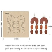 Earring Cutting Dies New Die Cut &Leather Earrings Craft Dies Suitable For Common Die Cutting Machines On The Market
