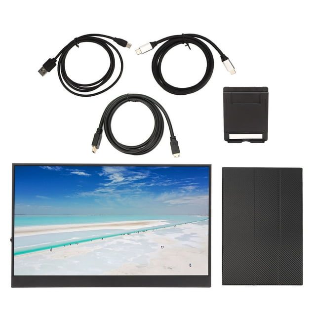 Monitor portátil de 17,3 pulgadas 2K 2560x1440 con interfaz multimedia HD tipo C para teléfonos móviles, ordenadores, juegos y deportes electrónicos.