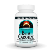 Source Naturals Beta Carotene 25000 iu Antioxidant Protection - Converted By Body To Vitamin A - 250 Softgels