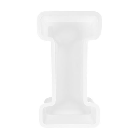 

KKCXFJX Large Alphabet Epoxy Resin Mould English Letter Silicone Mold 3D Alphabet Letter