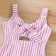 thumbnail image 4 of Ropa Para Niñas Pequeñas, Traje De Mono Para Niños Pequeños, Pantalones De Una Pieza Con Correa De Lazo Informal A La Moda, Color Rosa Odeerbi LM103-11126, 4 of 7